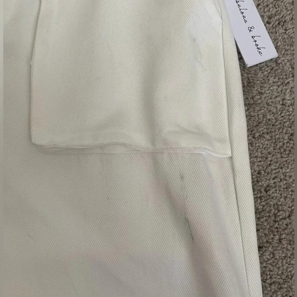 Young Fabulous & Broke Saidie Pants‎ - Size M (US 6-8) - White - NWT - Picture 8 of 12